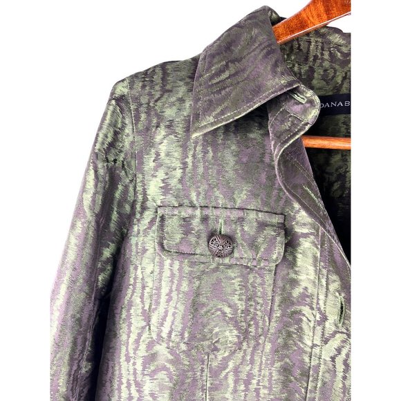 Dana Buchman Shimmer Peplum Jacket, Women's Size 8 - Picture 9 of 16